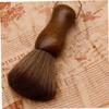 Beaupretty Soft Fiber Neck Duster Brush with Comfortable Handle and Hanging Hook for Hair Salon Shaving and Broken Hair Removal Portable Barber Hairdressing Tool for Daily Use view 3