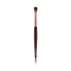 Charlotte Tilbury Eye Blender Eyeshadow Brush - Professional Blending Brush with Ultra-Soft Synthetic Bristles for Seamless Blending & Smokey Eye Diffusion - Rose Gold & Night Crimson Finish view 1