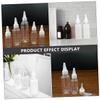 jojofuny 30Pcs Transparent Plastic Bottles with Pointed Mouth Multi Function Squeeze Bottles for Travel Sub Bottling and Liquid Dispensing Reusable and Leak Design view 2