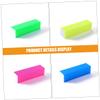 Beaupretty 12Pcs Eva Nail Buffing Blocks Manicure Polishing Files for Women Purple Green Pink Yellow Durable Nail Care Supplies for Salon Home Use view 3