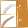 VICASKY Elegant Faux Pearl Hair Accessories French Inspired Headpiece for Weddings Photoshoots and Special Occasions Lightweight Timeless Design Crafted for Comfort and Charm view 3