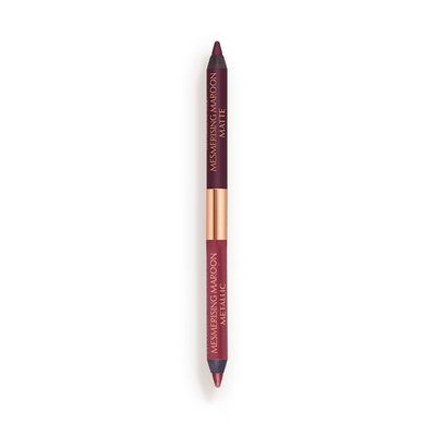 Charlotte Tilbury Magic Eyeliner - Waterproof Eyeliner Pencil with Matte & Metallic Finishes - Creamy, Blendable Formula with Up to 16HR Wear - Smudge & Humidity Proof - Mesmerizing Maroon