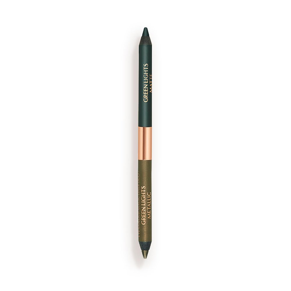 Charlotte Tilbury Magic Eyeliner - Waterproof Eyeliner Pencil with Matte & Metallic Finishes - Creamy, Blendable Formula with Up to 16HR Wear - Smudge & Humidity Proof - Green Lights