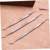BESTYASH Cuticle Spoon Tool Stainless Steel Nail Cleaner with Dual Heads for Men Women Portable Lightweight Design for Deep Cleaning for Family Friends view 4