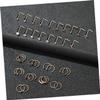 BESPORTBLE 21Pcs Piercing Jewelry Kit Stainless Steel Nose Rings Studs for Parties and Dances Creative Durable Nose Piercings Hypoallergenic Jewelry Mixed Rose Gold view 3