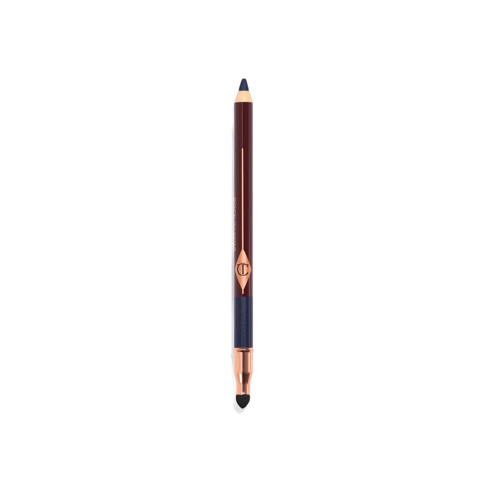 Charlotte Tilbury Rock 'N' Kohl Eyeliner Pencil - Waterproof Eyeliner with a Precision Smudger Tip - Infused with an Enhanced Kajal Formula for Sultry, Smokey Eyes - Sapphire Nights