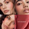 Blush Butter Balm Hydrating Cream Blush with Peptides, Sheer Color, Moisturizing, Dewy Finish - Color: Soft Strawberry - (neutral pink) view 2