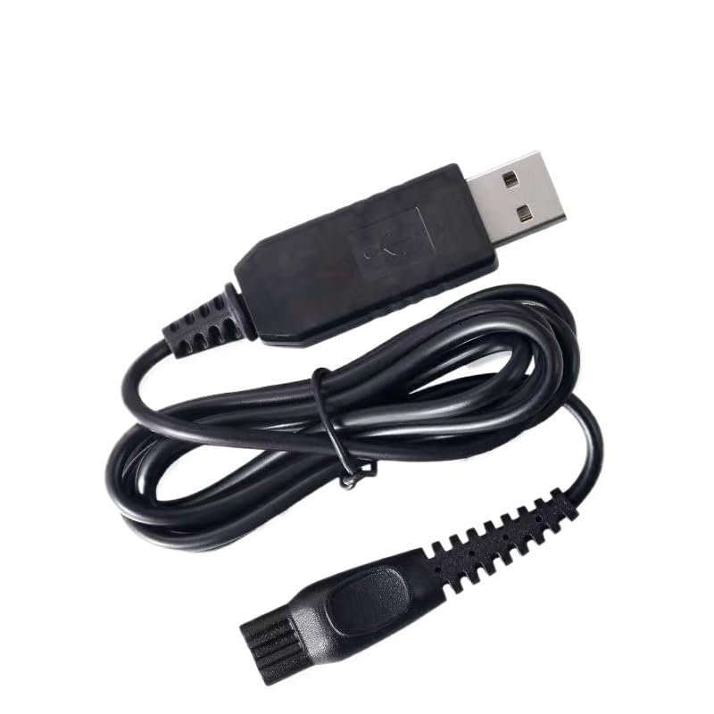 15V Charger Cord, Compatible For Philips, Electric Shaver Razor HQ8505 Power Cord, Compatible For Norelco, Series 3000 5000 6000 7000 9000 MG5950 MG7750(USB Plug)