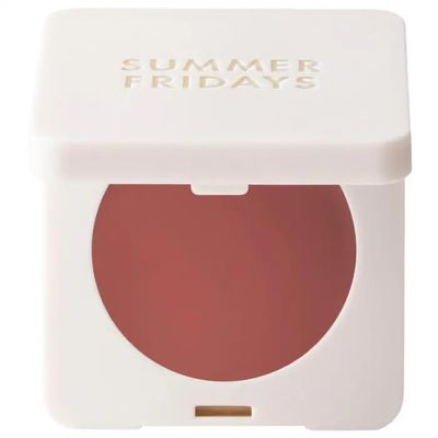 Blush Butter Balm Hydrating Cream Blush with Peptides, Sheer Color, Moisturizing, Dewy Finish - Color: Toasted Terracotta - (warm rose)