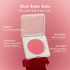 Blush Butter Balm Hydrating Cream Blush with Peptides, Sheer Color, Moisturizing, Dewy Finish - Color: Toasted Terracotta - (warm rose) view 3