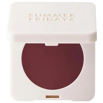 Blush Butter Balm Hydrating Cream Blush with Peptides, Sheer Color, Moisturizing, Dewy Finish - Color: Berry Spritz - (neutral berry)