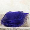 African Exfoliating Net Sponge, Authentic and Ethically sourced from Nigeria (Blue, 1 Count (Pack of 1)) view 1