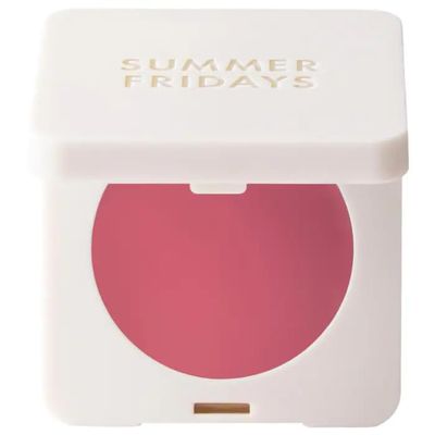 Blush Butter Balm Hydrating Cream Blush with Peptides, Sheer Color, Moisturizing, Dewy Finish - Color: Sweet Rose - (cool baby pink)