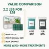 Brazcare Hard Wax Aloe Vera Tablets 1KG (2.2LBS) - Brazilian Professional Wax for Hair Removal - Low Temperature Painless Wax - Natural Aloe Extract for All Skin Types view 4