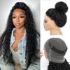 Ahaisy 30 Inch Lace Front Wigs Human Hair Hidden Strap 360 Deep Wave Lace Front GluelessWigs Human Hair Pre Plucked Full Transparent Lace Frontal Wigs for Black Women with Natural Hairline view 1