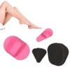 100pcs Exfoliation Fine Sandpaper with 2 Sizes Facial Hair Remover Pads, 2 Sizes for Leg, Bikini, Facial, Armpit Hair Remover, Manual Hair Removal and Exfoliation Replaceable Fine Sandpaper view 1