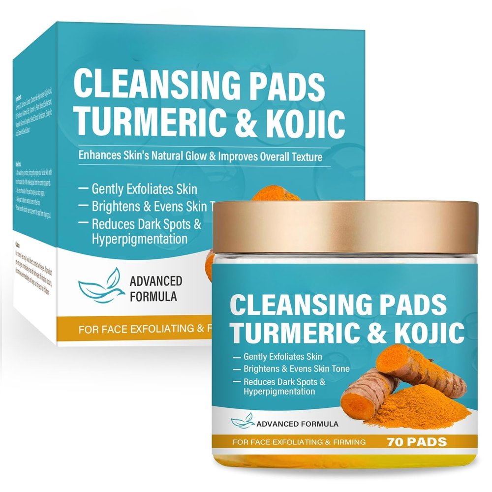 70 PCS Tranexamc Kojic Acid Cleansing Pads, Kojic Acid and Tranexamc Cleansing Pads, Balances Skin Oil and Moisture & Soothes Skin Discomfort