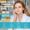 70 PCS Tranexamc Kojic Acid Cleansing Pads, Kojic Acid and Tranexamc Cleansing Pads, Balances Skin Oil and Moisture & Soothes Skin Discomfort view 2