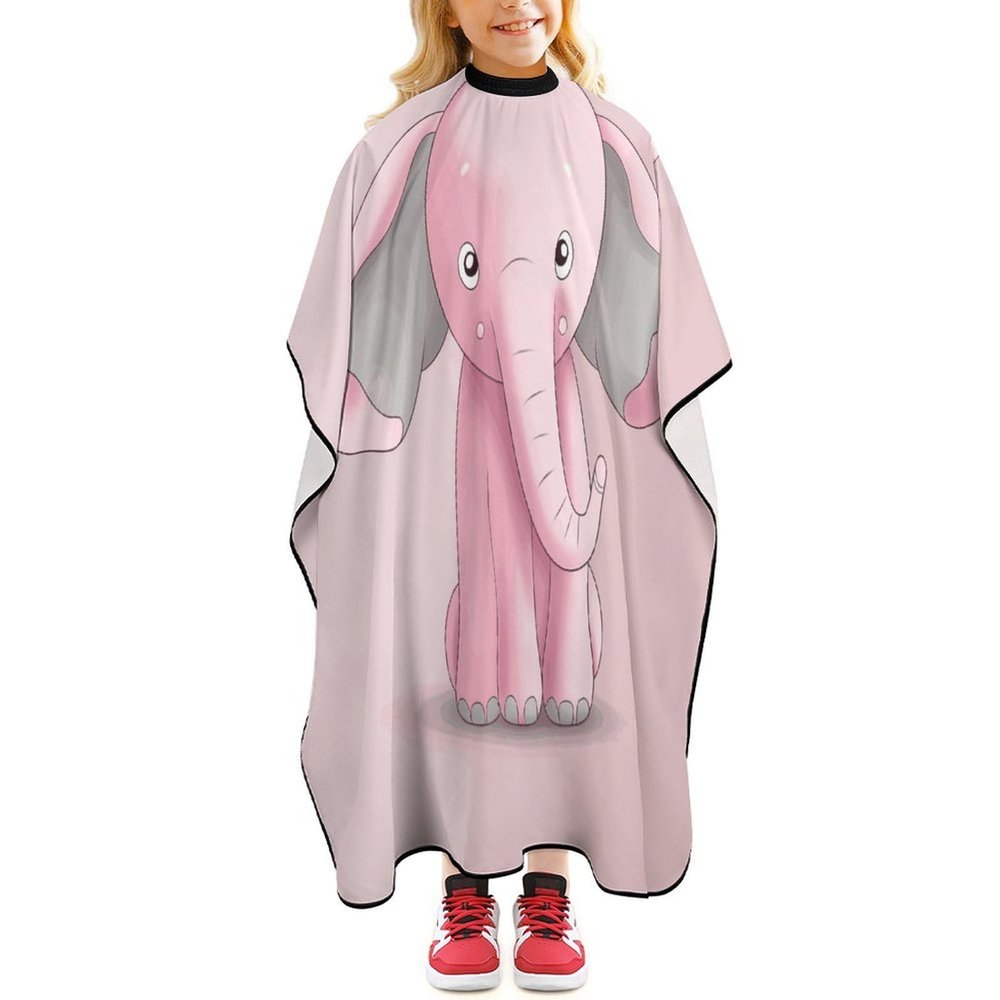 Elephant Hair Cutting Cape Anti-Static Professional Hairdressing Salon Capes Lightweight Barber Cape For Professional Stylists And Home Use 47.6 X 40.5 Inches