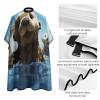 Lovely Sea Otter Print Hair Cutting Cape Anti-Static Professional Hairdressing Salon Capes Lightweight Barber Cape For Professional Stylists And Home Use 47.6 X 40.5 Inches view 4