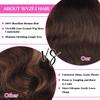 Chocolate Brown Lace Front Wig 26 Inch Body Wave Lace Front Wigs Human Hair Pre Plucked for Women 13x4 Brown Glueless Human Hair Wig view 3