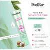 PoolBar SPF 50 Hydrating Mineral Body Sunscreen Cream for Women and Men Skin Care - Coconut Vanilla Scent Sun Care, Vegan and Water Resistant, Broad Spectrum Sunscreen, 130 ml (4.3 Fl. Oz) (Pack of 3) view 3