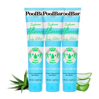 PoolBar Sundowner After Sun Body Lotion, 3-Pack, 6.8 fl oz Each