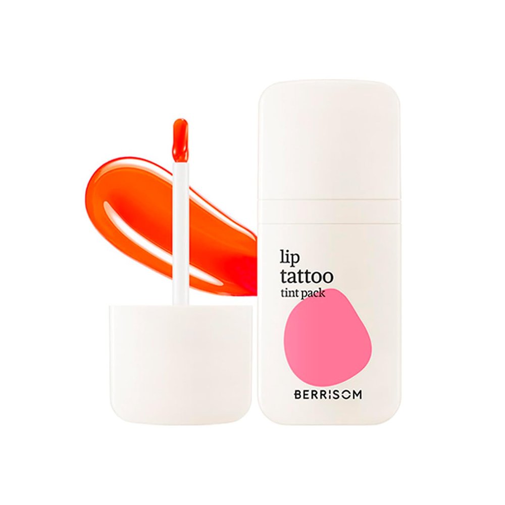 Berrisom Lip Tattoo Tint Pack 6g  Waterproof PeelOff Lip Stain, SmudgeResistant & LongLasting Color, Hydrating LowIrritation Formula, 5 Colors (Berry Pink)