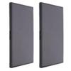 FRCOLOR 2Pcs DIY Empty Eyeshadow Palette Case Lightweight Travel Makeup Container for Eyeshadow Lipstick Cosmetics Versatile Design for Women Portable Black Storage view 1