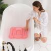 Bath Cushion - Bath pilloow | Spa Massage Mat | Anti-Slip Bathtub Pillows | Water-Filled Pad with Suction Cups | Inflatable Bath-tub Body Mats | Bathroom Accessories for Relaxing Deep Soaking view 2