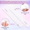 150 Pack 100/180 Grit Nail File, Emery Board Nail Files for Acrylic Nails and Natural Nails, Double Sided Emory Boards Professional Nail-Filer Reusable Washable Manicure view 3