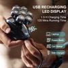 Head Shavers for Bald Men: Upgraded Detachable Head Shaver - IPX7 Waterproof Wet or Dry Electric Razor for Men - 7D LED Display Rechargeable Shaving Grooming Kit with Type-C Charge view 4