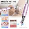 Nail Dust Collector, 5-in-1 Multifunction Nail Drill Machine with UV/LED Lamp, 30000RPM Desktop Electric Nail Vacuum Cleaner, Professional Deep Suction, Hand Cushion for Manicure in Salon Home view 4