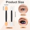 1000 Pcs Eyeshadow Applicators Disposable Eye Makeup Brushes Eyeshadow Double Sided Sponge Brushes for Women Lady Girls (2.56 Inch, Black, Nude, White) view 2