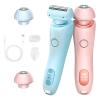 Zylla Smoothshave Razor, Smooth Shave Razor Womens Body Trimmer, Ipx7 Waterproof 2 in 1 Electric Shavers, Wet and Dry Portable Trimmer with Removable Head (Mix 2pcs) view 1
