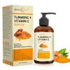 Turmeric Serum & Vitamin C Face Cream Set  Hydrating & Glow-Boosting Skincare Duo with Organic Ingredients  Daily Moisturizer & Serum for Radiant, Nourished-Looking Skin view 2