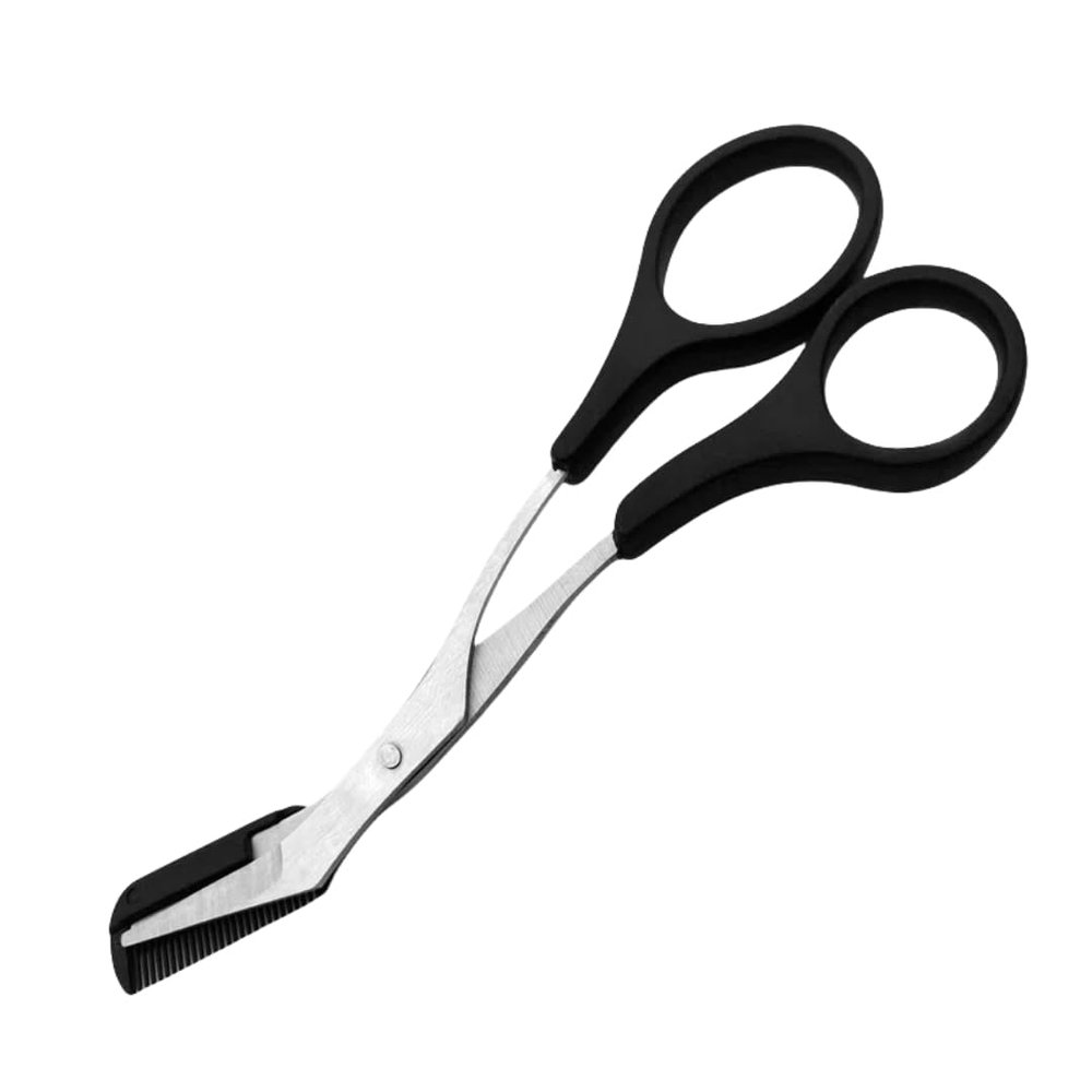 Comb scissors 2-in-1 eyebrow trimming tools