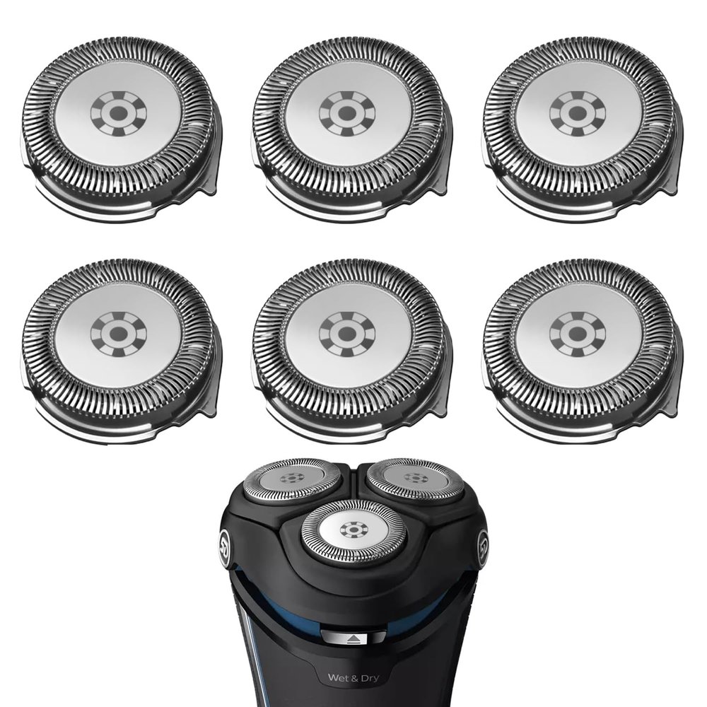 6P SH30 Replacement Heads for Series 3000, 2000, 1000 and S1560, SH30 Blades for 3900, 3600, 2400
