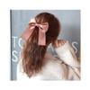5Pcs Hair Bows for Women Girls Burgundy Bow Hair Clips with Tails Silky Satin Bow Hair Clip Big Bowknow Barrettes Hair Accessories for Women(Burgundy) view 4