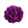 6 Pcs Peony Flower Hair Clips, 4.3 Inch Large Bohemia Peony Flowers Hairpin, Blue Peonies Floral Hair Pins Flower Brooch Hair Accessories for Women(Dark Purple) view 1