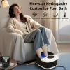 closewave Foot Spa Bath Massager with Heat, UV & Ozone Bubbles,Shiatsu Rollers Epsom Salt Temperature Control, Relieves Stress and Feet Pain - Home Pedicure Soaking Tub Gift for Women/Men, Mom/Dad view 4