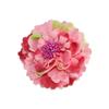 6 Pcs Peony Flower Hair Clips, 4.3 Inch Large Bohemia Peony Flowers Hairpin, Blue Peonies Floral Hair Pins Flower Brooch Hair Accessories for Women(Peach) view 1