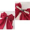5Pcs Large Bow Hair Clips Oversized Satin Silky Hair Bow Clips with Long Tail Giant Coquette Bows Hair Accessories for Women Girls,(Sky Blue) view 2