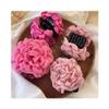 2 Pcs Large Rose Hair Claw Clips for Women, 2.7" Rose Flower Hair Clip Ponytail Hairpin Floral Hair Accessories for Women Thin/Thick Hair,(Blue) view 3