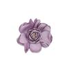 Burgundy Rose Hair Clips for Women, 4Pcs 3.5 Inch Roses Flower Hairclip Bohemian Flower Brooch Hair Accessories for Beach Bridal Wedding(Violet) view 1