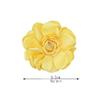 Burgundy Rose Hair Clips for Women, 4Pcs 3.5 Inch Roses Flower Hairclip Bohemian Flower Brooch Hair Accessories for Beach Bridal Wedding(Violet) view 2