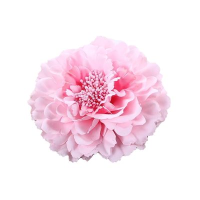 6 Pcs Peony Flower Hair Clips, 4.3 Inch Large Bohemia Peony Flowers Hairpin, Blue Peonies Floral Hair Pins Flower Brooch Hair Accessories for Women(Pink)