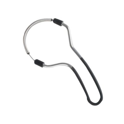 hominjoy Face Hair Remover Spring Tool for Women - Portable Manual Chin Upper Lip Facial Hair Removal - Stainless Steel - Black