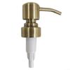 Soap Dispenser Pump Replacement, Kitchen And Bathroom Soap-Pump Replacement, Reusable 304 Stainless Steel Hand Soap-Pump, Shampoo And Hand Soap Pump, Easy To Use, Leak Prevention(Bronze) view 1