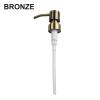 Soap Dispenser Pump Replacement, Kitchen And Bathroom Soap-Pump Replacement, Reusable 304 Stainless Steel Hand Soap-Pump, Shampoo And Hand Soap Pump, Easy To Use, Leak Prevention(Bronze) view 4